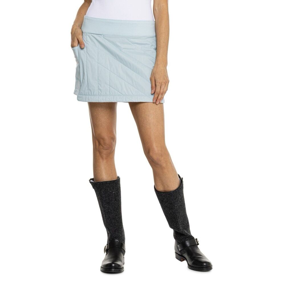 Smartwool Womens Insulated Smartloft 60 Pull-On Skirt Winter Sky Blue Large New